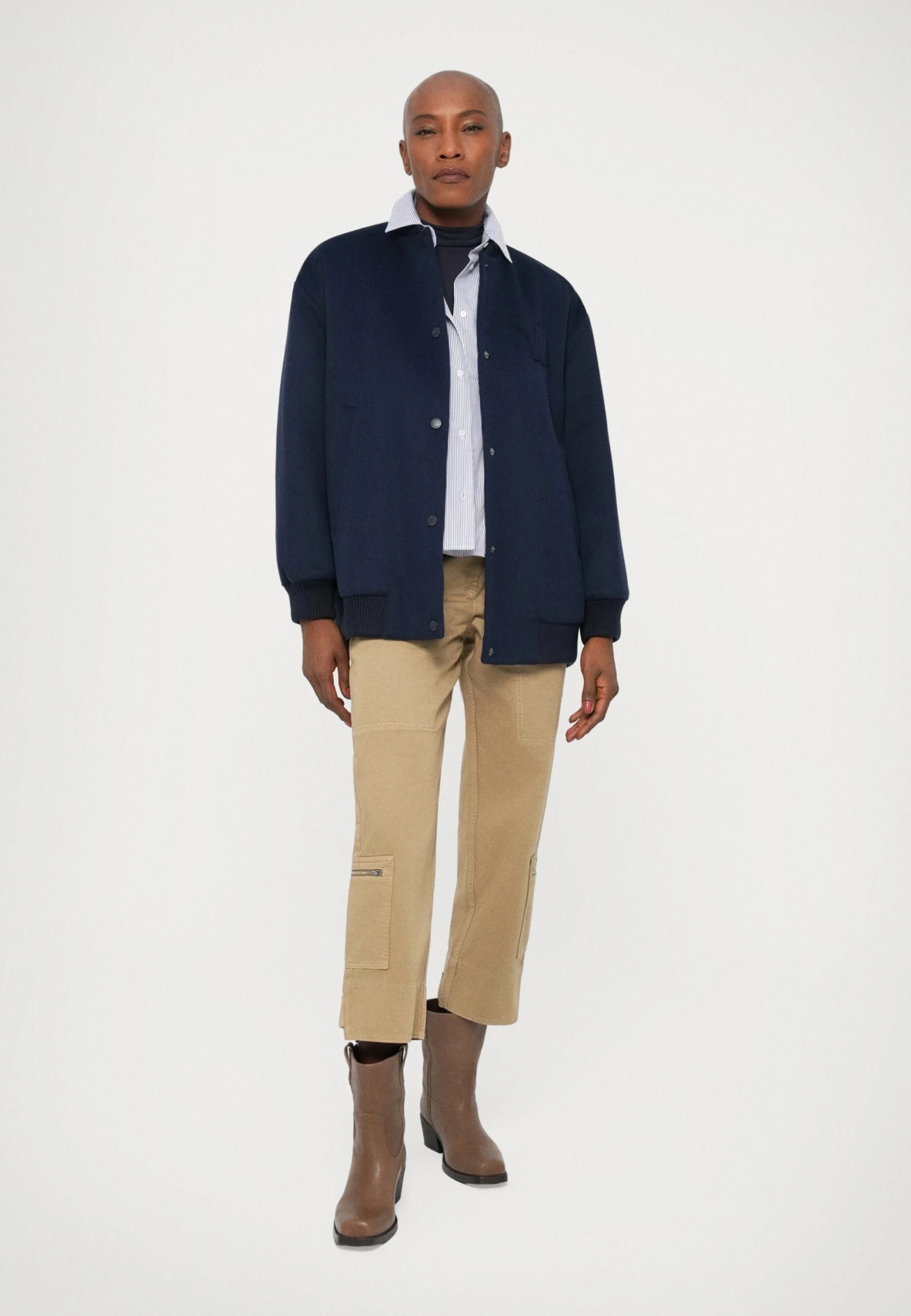 ADORNI - Bomber Jacket - Blu 2 ADORNI - Bomber Jacket - Blu - Image 2