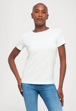 Basic T-shirt - Bianco -The LBD Shop beb9954cad64409289b8c9f9fb0b065d