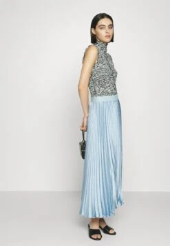 Gavino - Pleated Skirt - Azzurro -The LBD Shop c1293b7f5ebb40b98fb6aab0eb993695