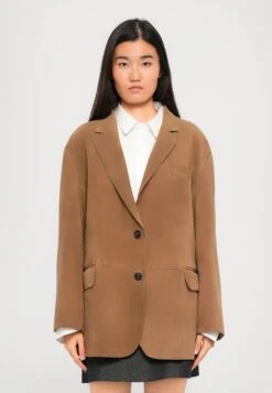 ROLANDA - Leather Jacket - Deserto