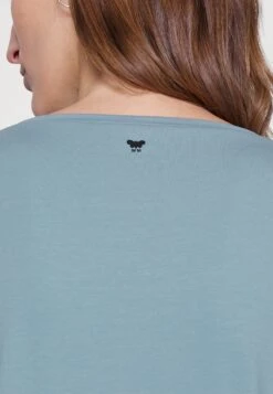 Multia - Long Sleeved Top - Azzurro -The LBD Shop c7221357dcd84a08a6b270cdb969225a