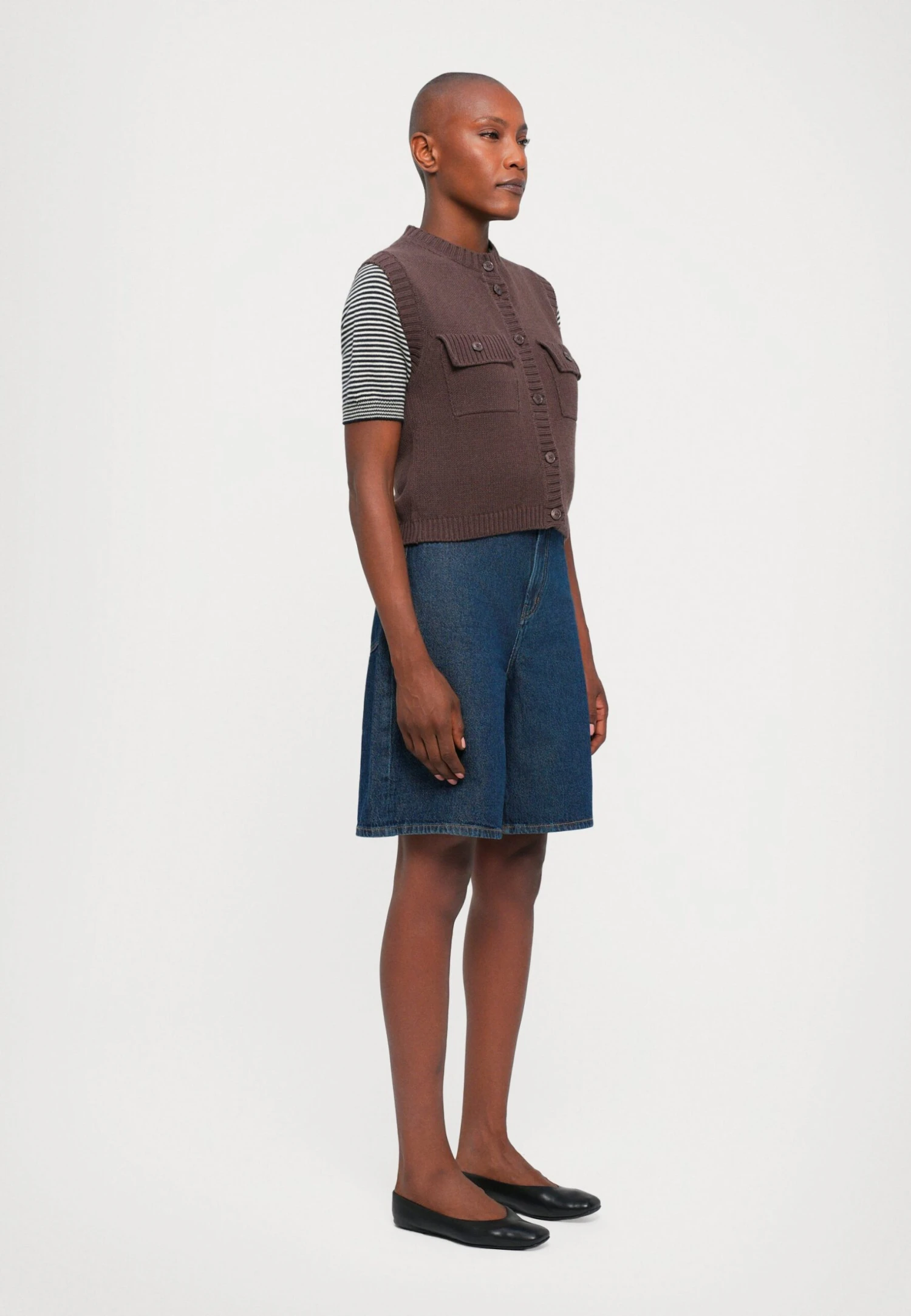 CAPRARA - Waistcoat - Cioccolato 4 CAPRARA - Waistcoat - Cioccolato - Image 4