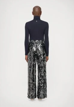 CABREO PANTALONE - Trousers - Nero -The LBD Shop ca2f4bd4f71f4de0b6e915062cf79f0b