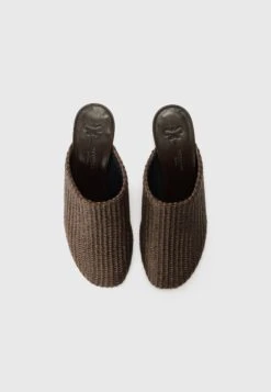 FRED - Heeled Mules - Testa Moro -The LBD Shop ca9ef589a17a46eba1ebc7bfef70f565