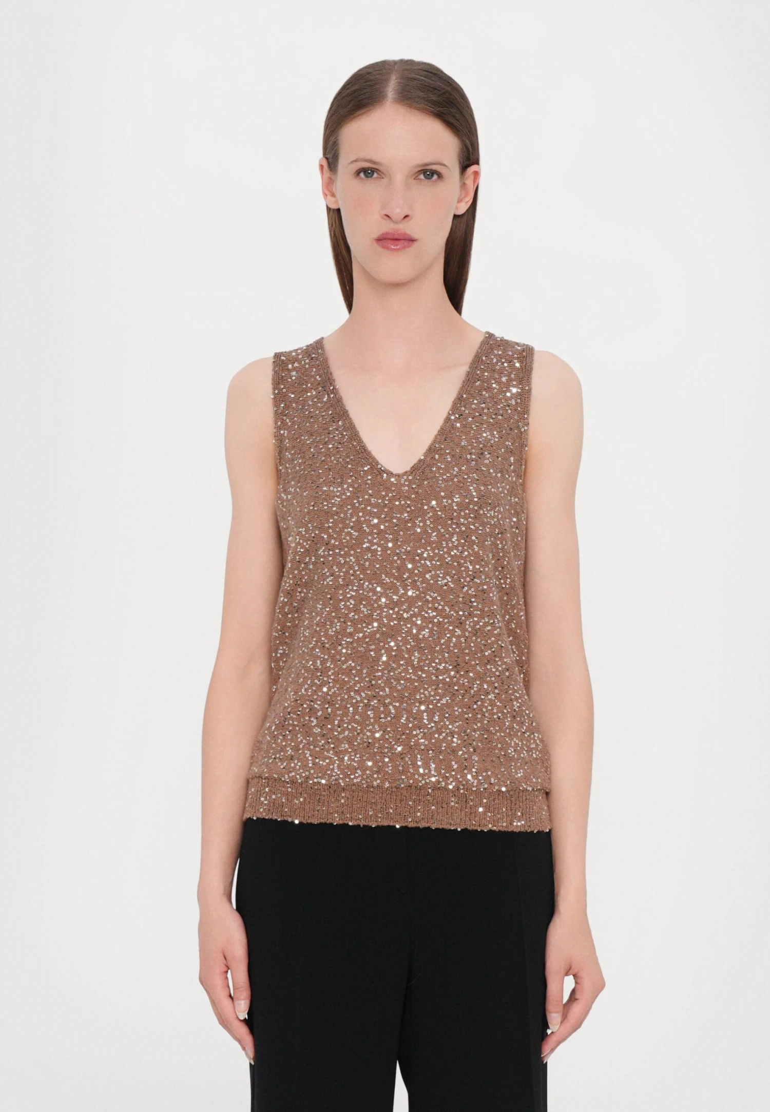 ACAICI - Top - Marron Glace' 1 ACAICI - Top - Marron Glace'