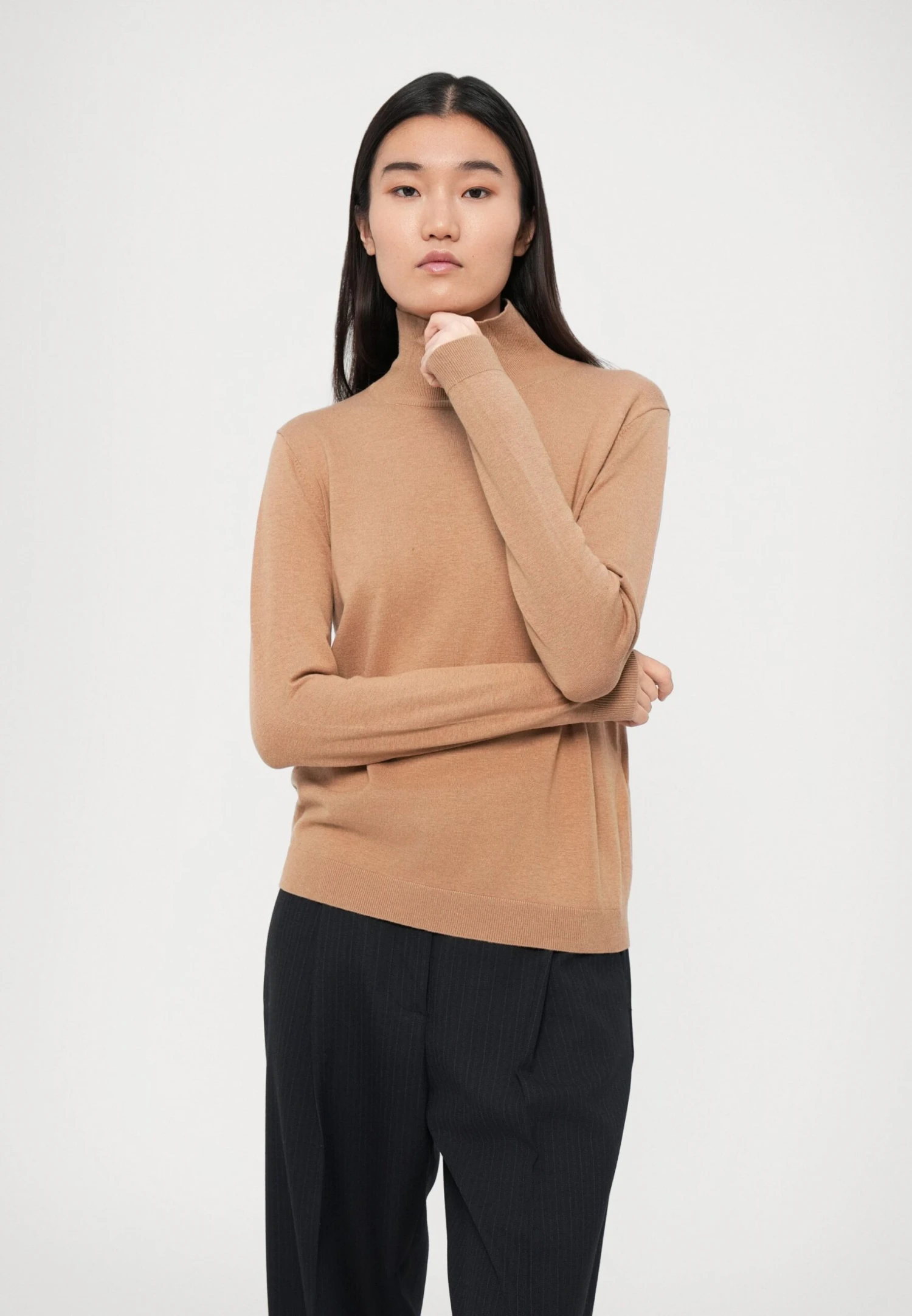 KIKU - Jumper - Cammello 5 KIKU - Jumper - Cammello - Image 5