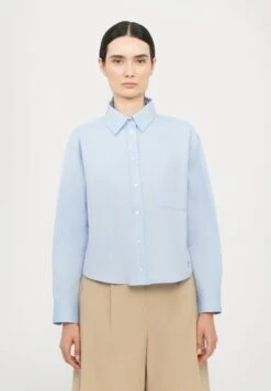 NUORO - Button-down Blouse - Azzurro