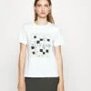 Sante - Print T-Shirt - Bianco