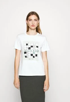 Sante - Print T-Shirt - Bianco