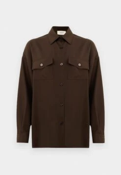 FIRMINA - Button-down Blouse - Marrone Scuro 12 FIRMINA - Button-down Blouse - Marrone Scuro -The LBD Shop d28ba45e79744482b2b8af3cccf71e64