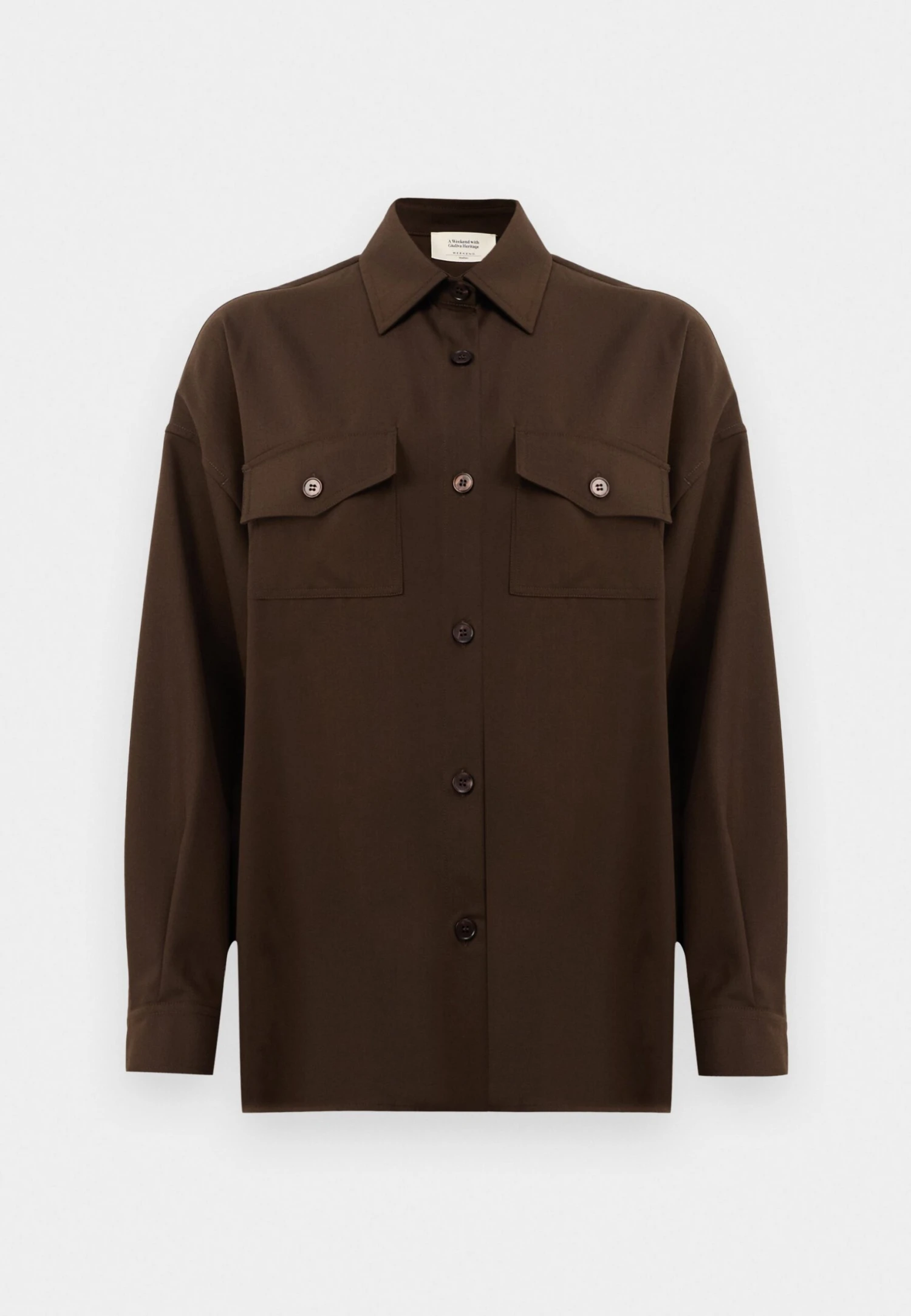 FIRMINA - Button-down Blouse - Marrone Scuro 6 FIRMINA - Button-down Blouse - Marrone Scuro - Image 6