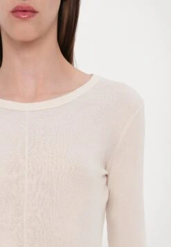 VINCITA - Long Sleeved Top - Bianco Avorio 14 VINCITA - Long Sleeved Top - Bianco Avorio -The LBD Shop d420727051ca41c190f136dd75f302bb