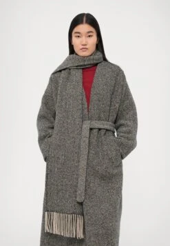 ZENICA - Classic Coat - Nero -The LBD Shop da1d52c875074beeb6bb79f454e0c05b