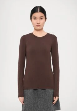 MULTIE - Long Sleeved Top - Cioccolato