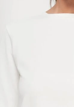 MULTIA - Long Sleeved Top - Bianco -The LBD Shop db2bc6c71e61434097023ae9b81968d0