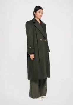 SMALTO - Classic Coat - Verde Scuro -The LBD Shop dc791f11d8734af79211d549fab492e4