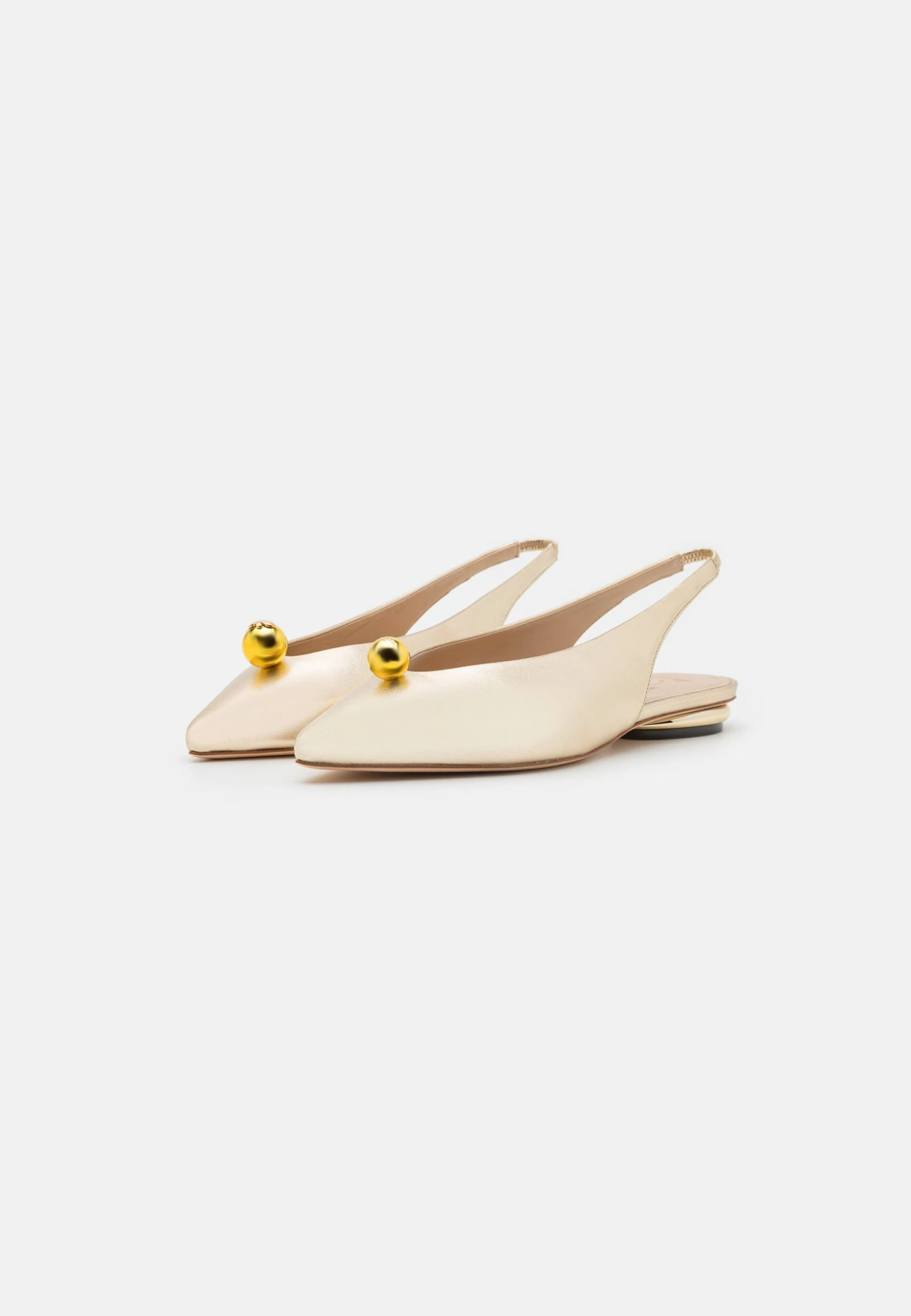 Ecuador - Slingback Ballet Pumps - Oro 3 Ecuador - Slingback Ballet Pumps - Oro - Image 3