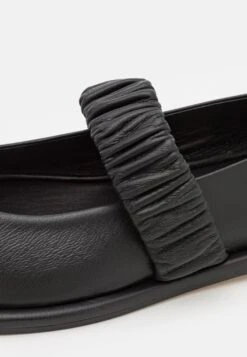 Malta - Ankle Strap Ballet Pumps - Nero -The LBD Shop df88f06c6df74ace9d0e8f0ccd615f9f