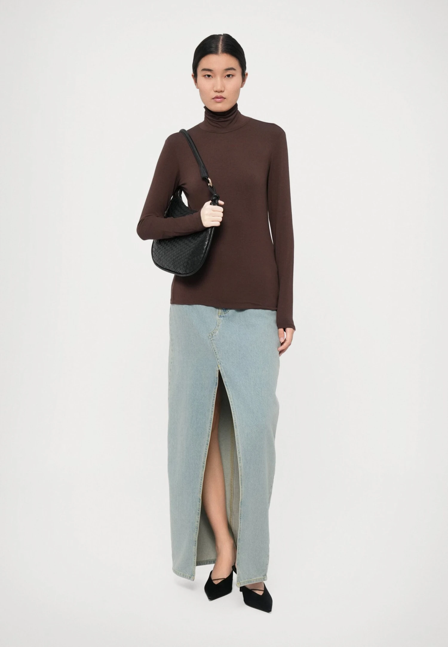 Long Sleeved Top - Cioccolato 2 Long Sleeved Top - Cioccolato - Image 2