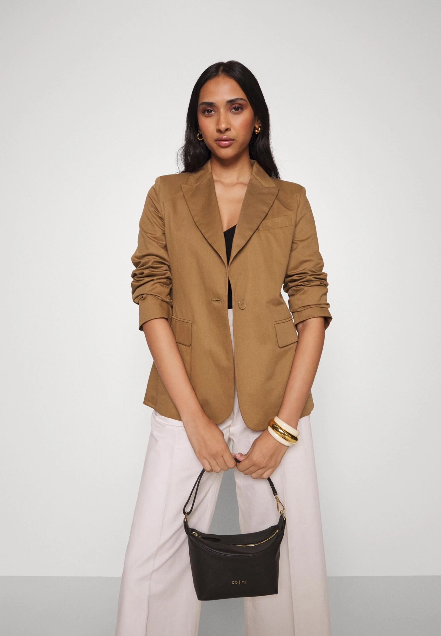 Gelosia - Blazer - Cuoio 4 Gelosia - Blazer - Cuoio - Image 4