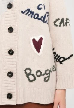 BELGIO - Cardigan - Ecru -The LBD Shop e69756c04c5e46cab95cc5e4dfc37170