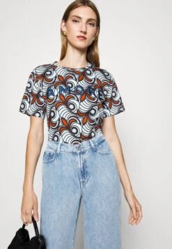 Cerchio - Print T-Shirt - Light Brown -The LBD Shop e86f16ce8e254876ae612b79f734471e