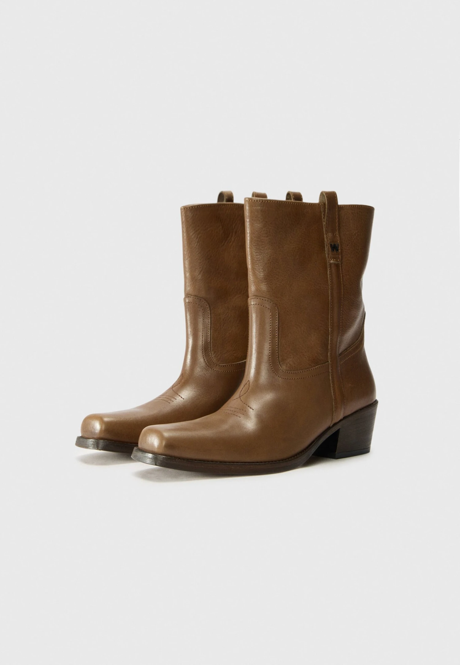 RANCH - Cowboy/biker Ankle Boot - Fango 2 RANCH - Cowboy/biker Ankle Boot - Fango - Image 2