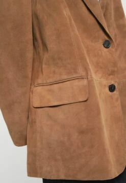 ROLANDA - Leather Jacket - Deserto -The LBD Shop ea60c2e42ce849e4b94f15622affbbaa