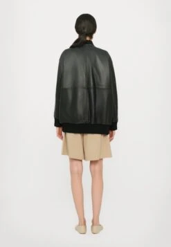 TATTICO - Leather Jacket - Nero -The LBD Shop eb2d6d3e7db54d25ab4ce14e99c19423