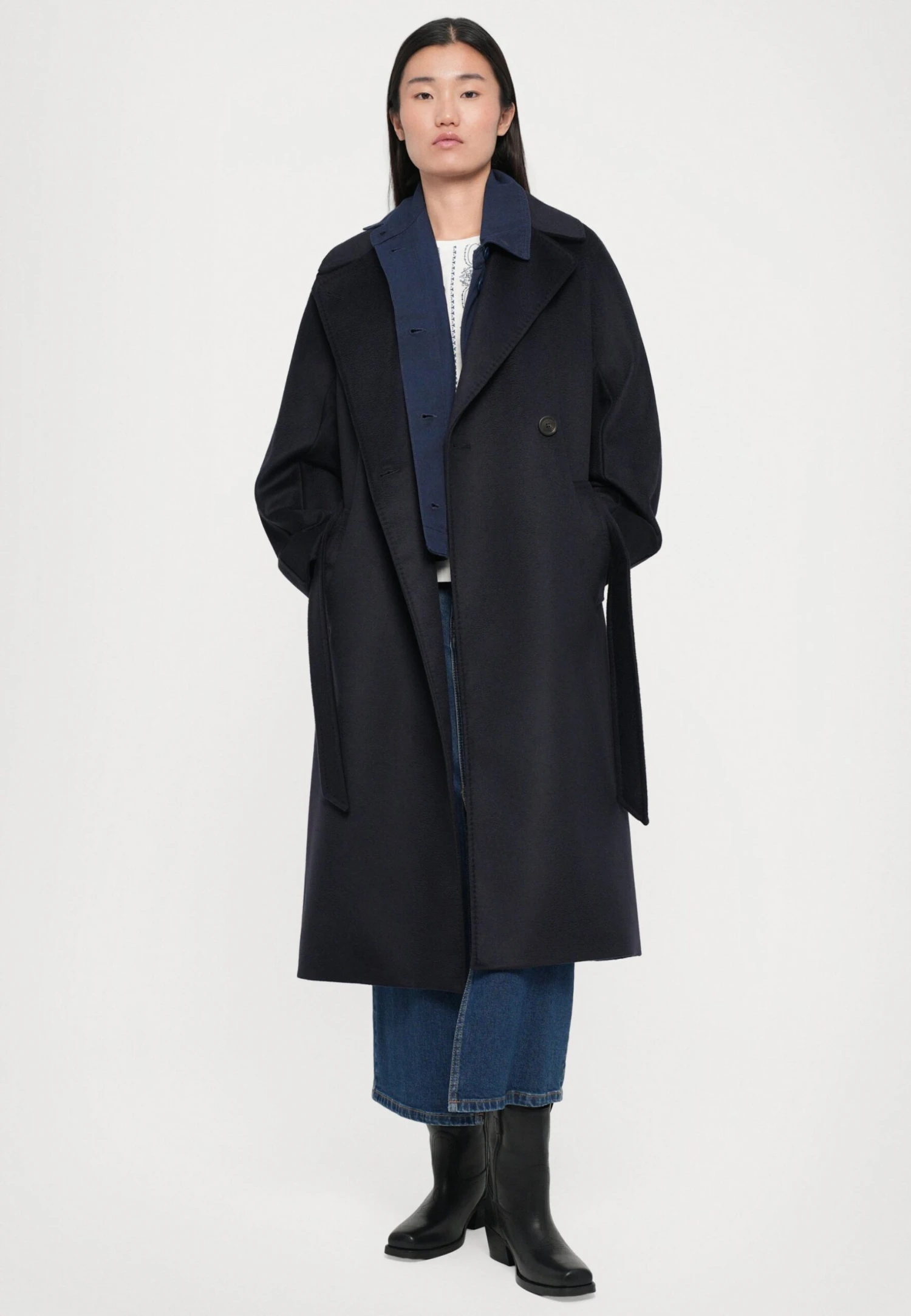 RESINA - Classic Coat - Blu 5 RESINA - Classic Coat - Blu - Image 5