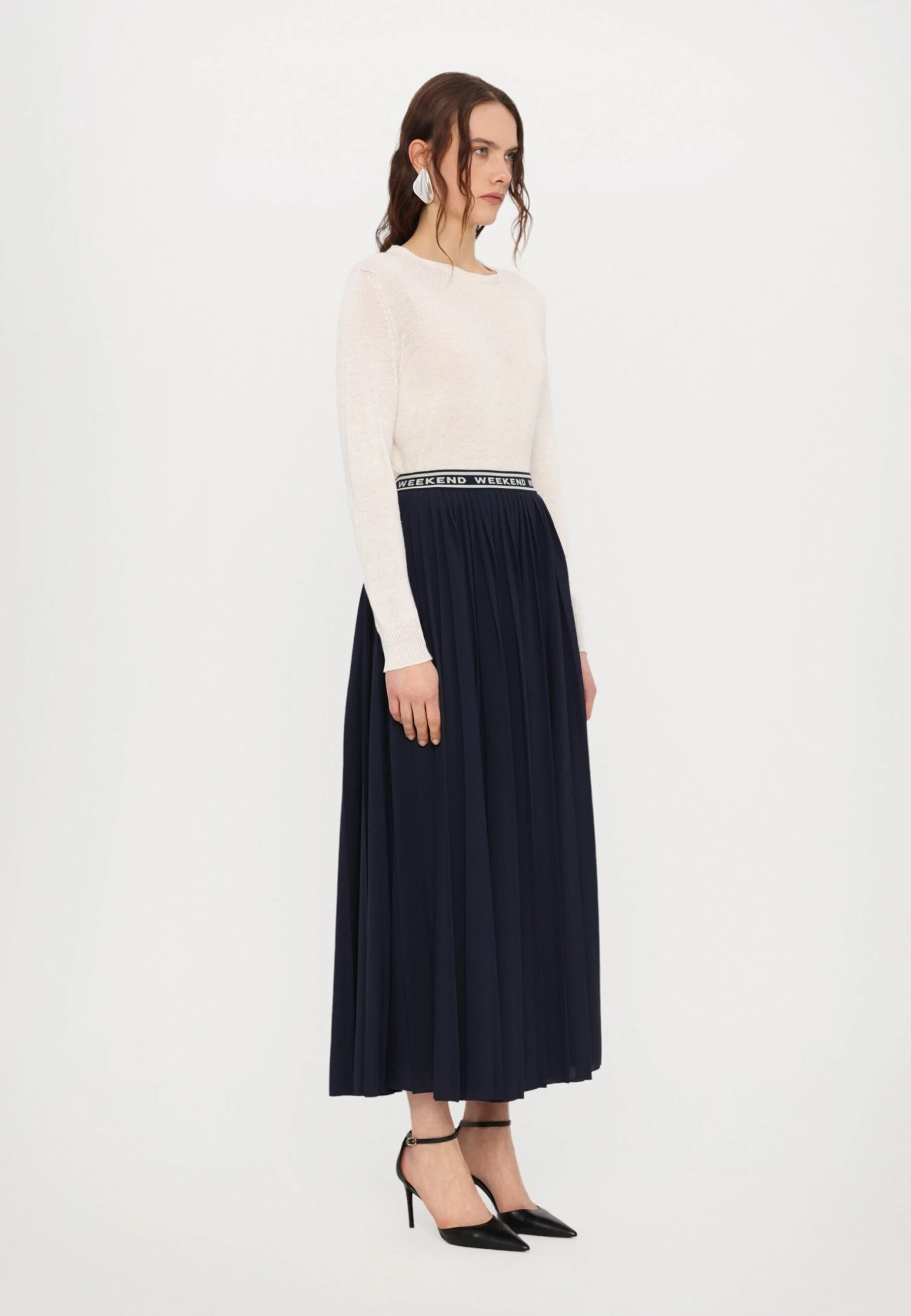 BLEU - Maxi Skirt - Navy 4 BLEU - Maxi Skirt - Navy - Image 4