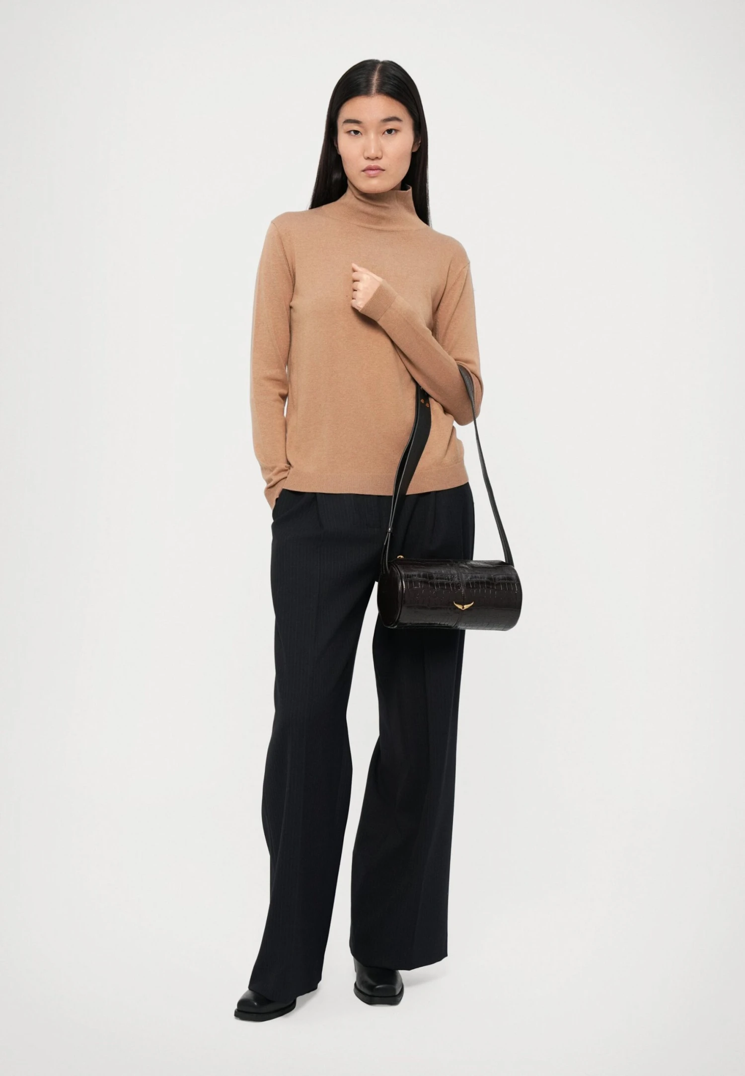 KIKU - Jumper - Cammello 2 KIKU - Jumper - Cammello - Image 2