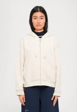 CANE - Zip-up Sweatshirt - Avorio