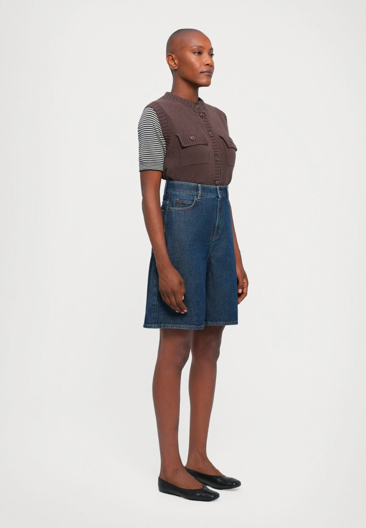 DONNOLA - Denim Shorts - Blu 4 DONNOLA - Denim Shorts - Blu - Image 4