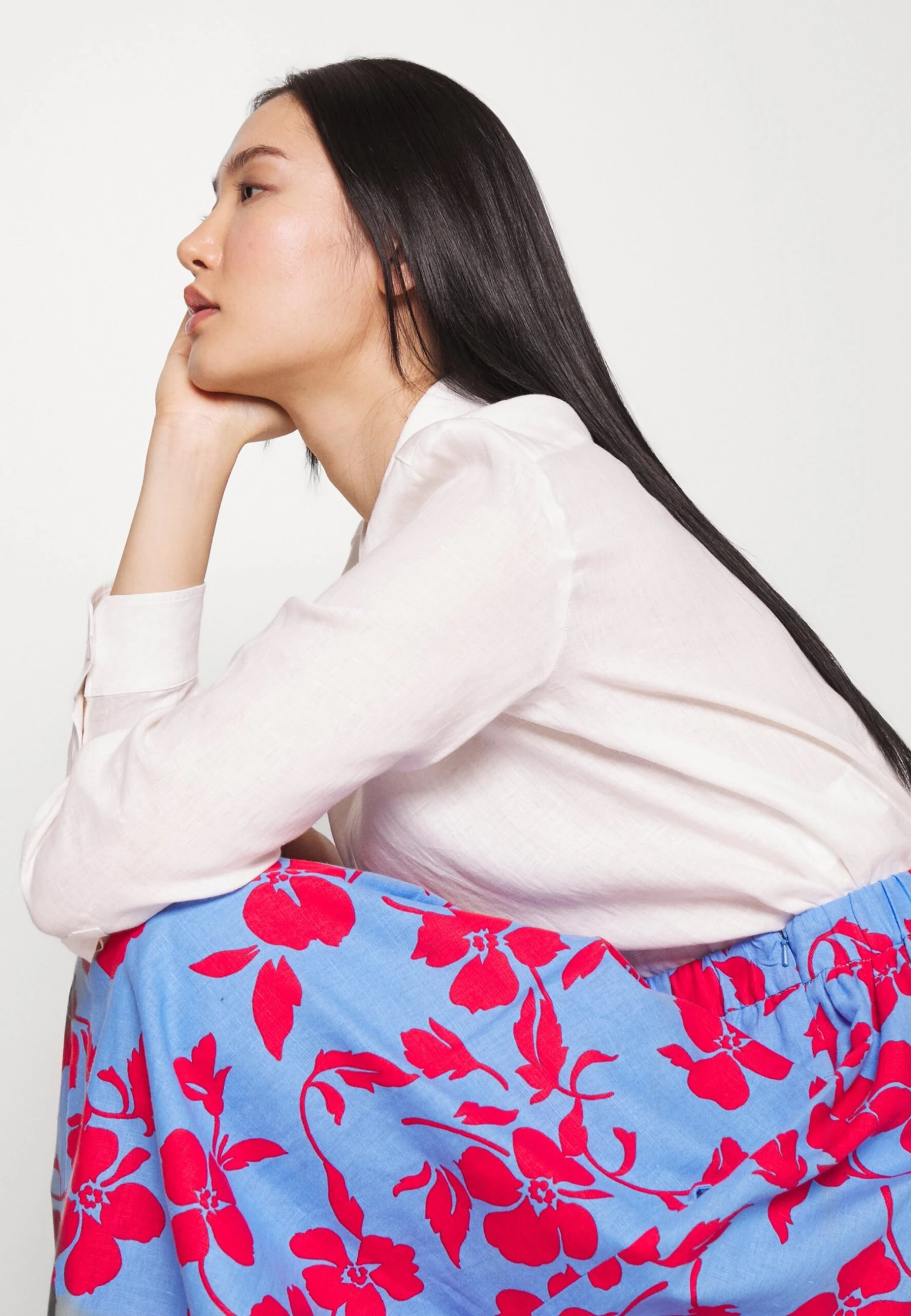 Cannes - Maxi Skirt - Azzurro 4 Cannes - Maxi Skirt - Azzurro - Image 4